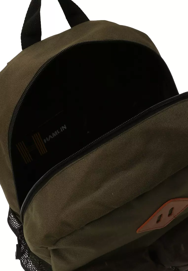 Alessio Tas Ransel Anak Pria Large Compartment Backpack Kids Material Cordura ORIGINAL - Army Green