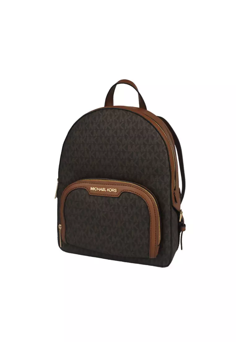 Jaycee Medium Logo Backpack In Brown 35S2G8TB2B