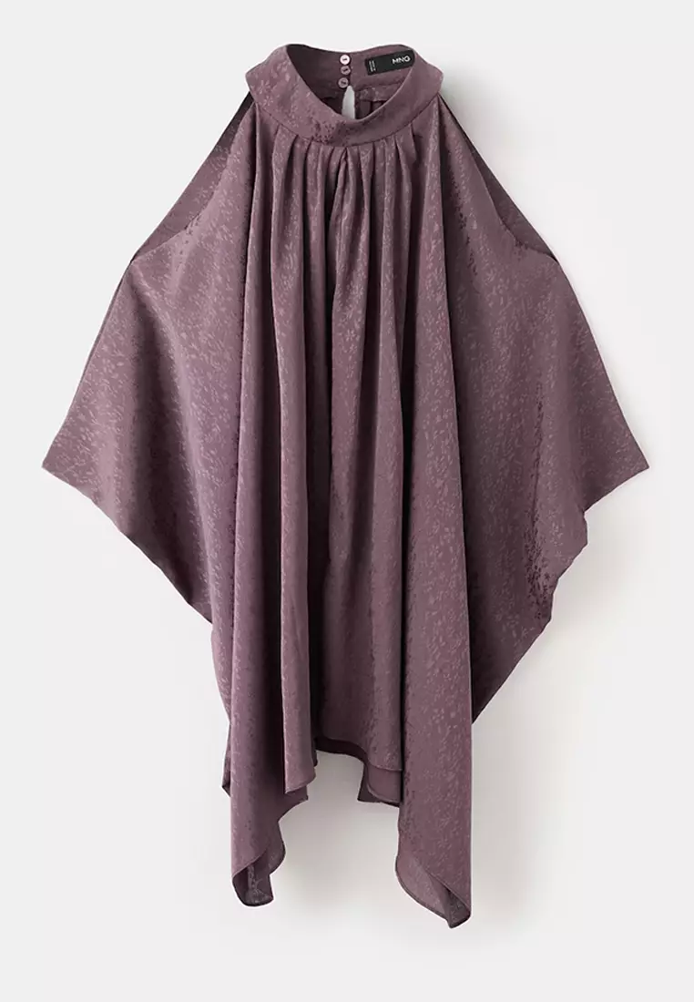 Cold Shoulders Drape Top