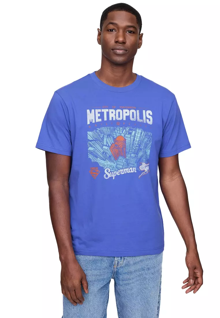 Warner Bros Superman Metropolis T-Shirt