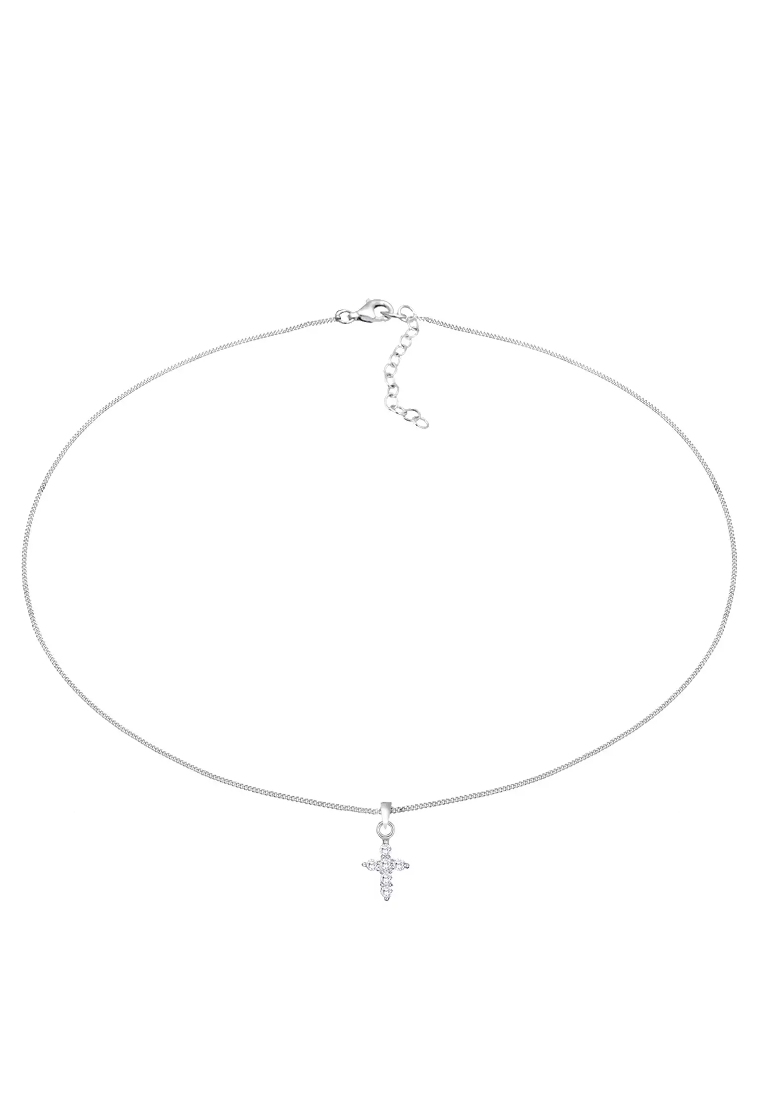 项链颈链十字宗教氧化锆水晶