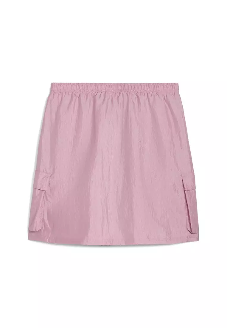 Bowtique Woven Cargo Skirt