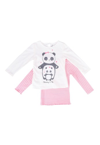 Jual Lc Waikiki 2 Pack Baby Girl Cotton T Shirt Original Zalora Indonesia