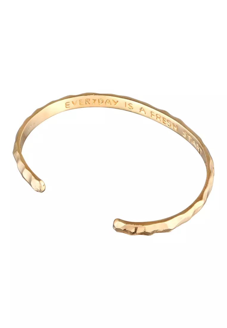 EXCLUSIVE Gelang Perhiasan Perak 925 Pria Bangle Everyday Gold Plated