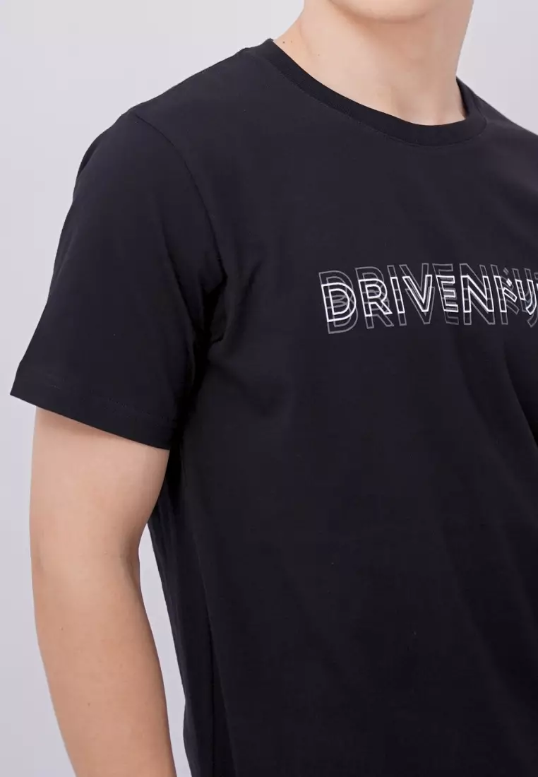 Ryusei Kaos Pria Driven Black