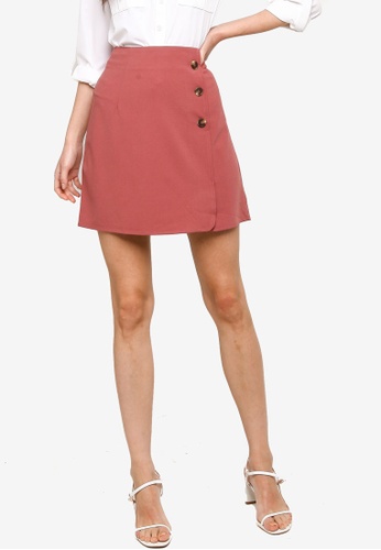 Skirt with side buttons Clearance