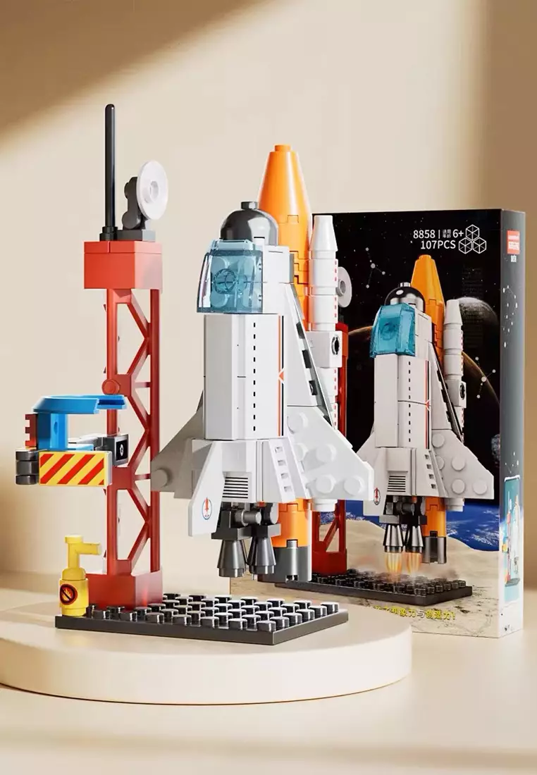 Wakakids Lego Brick Nano Block Luar Angkasa Model Rocket Space Shuttle Mainan Edukasi Anak 8858 Venrc