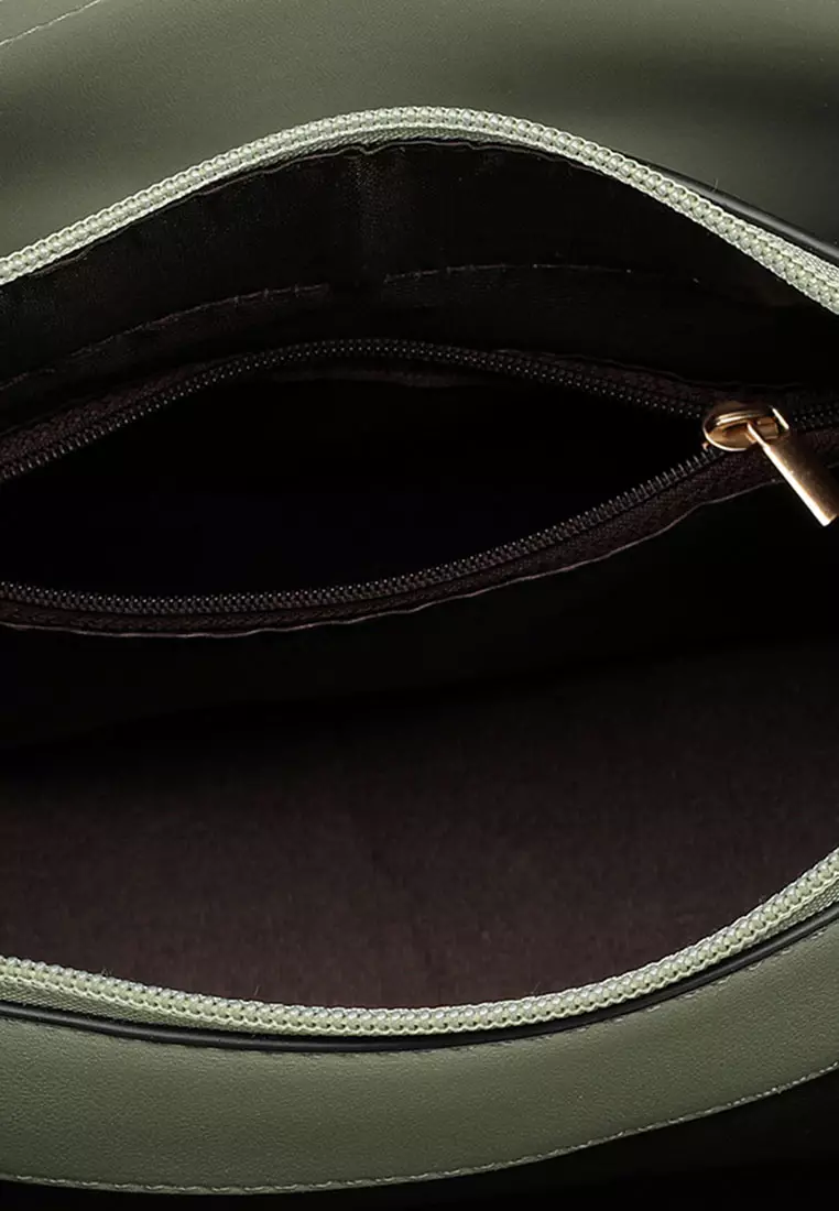 Buy Swiss Polo Top Handle Bag / Sling Bag / Crossbody Bag - Green 2023 ...