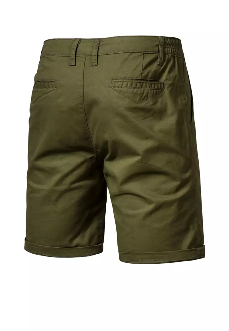 Straight Cropped Shorts AX019