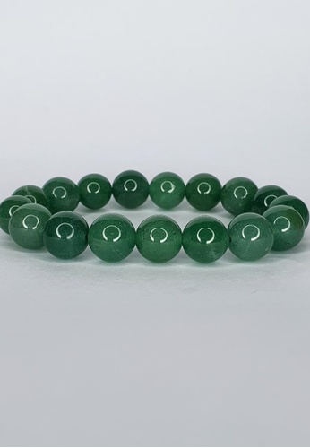 Jillian & Jacob Gemstones green Aventurine Bracelet 10mm-19cm 4F78BACAD94381GS_1