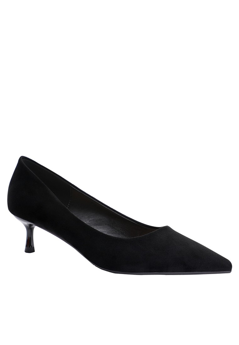 4.5CM Suede Pointy Pumps 2045-1