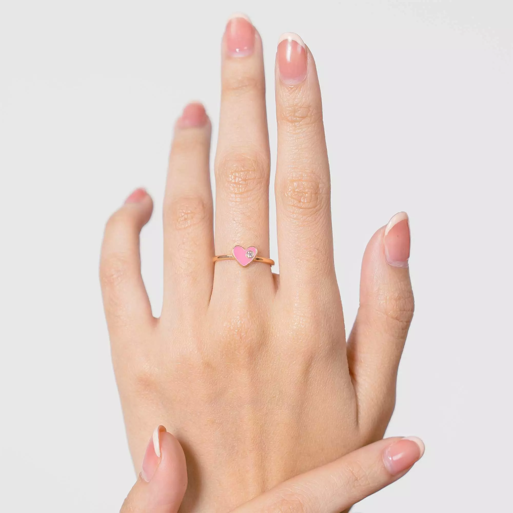 Cincin Emas 7k -  Darling Gold Ring - Cherish Collection - Juene Jewelry