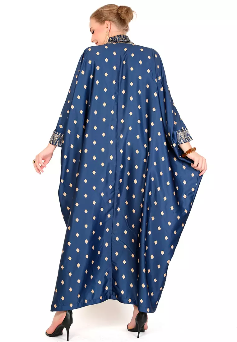 Kanzi Exclusive Long Sleeve Songket Kaftan