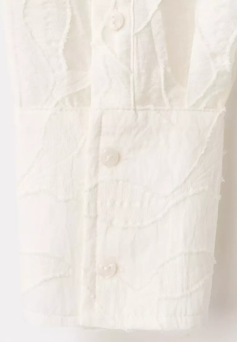 Floral Embroidery Blouse