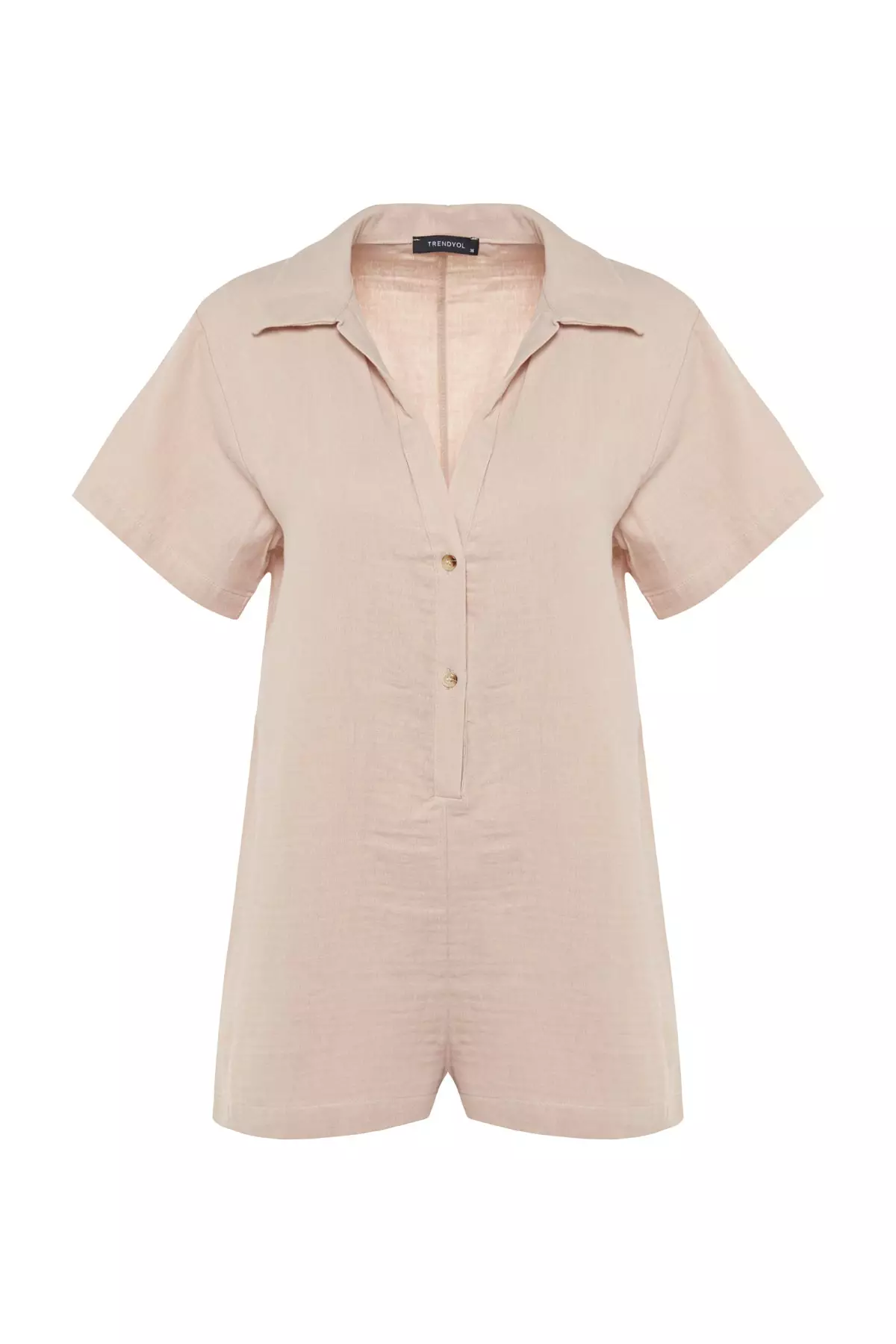 Plain Woven Playsuit