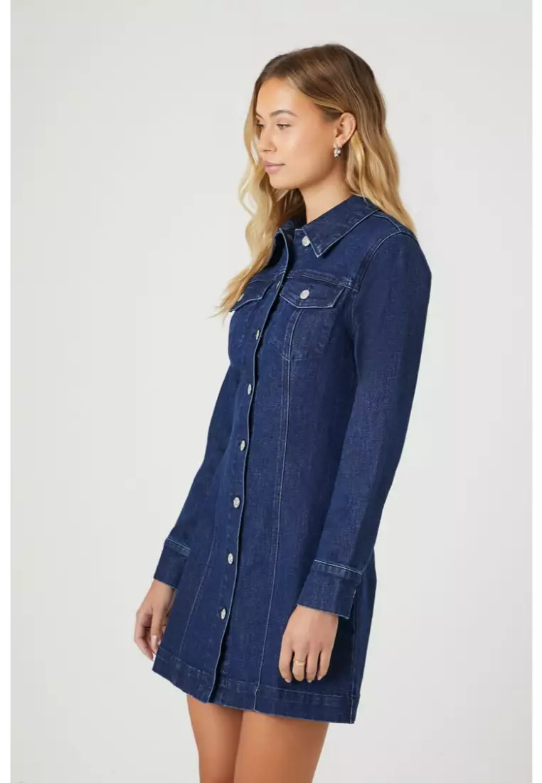 Denim shirt sale dress forever 21