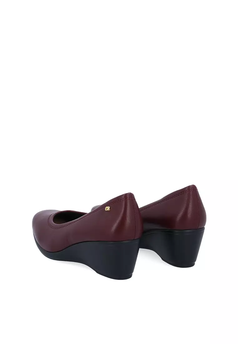 Maroon Kacey Pumps