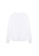 MOSCHINO white MOSCHINO women's cursive logo round neck oversize sweater DFE08AA7954980GS_3