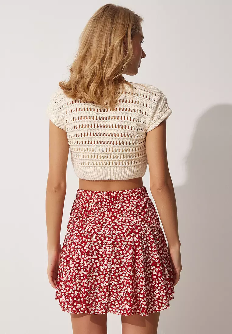 Floral Pattern Skort