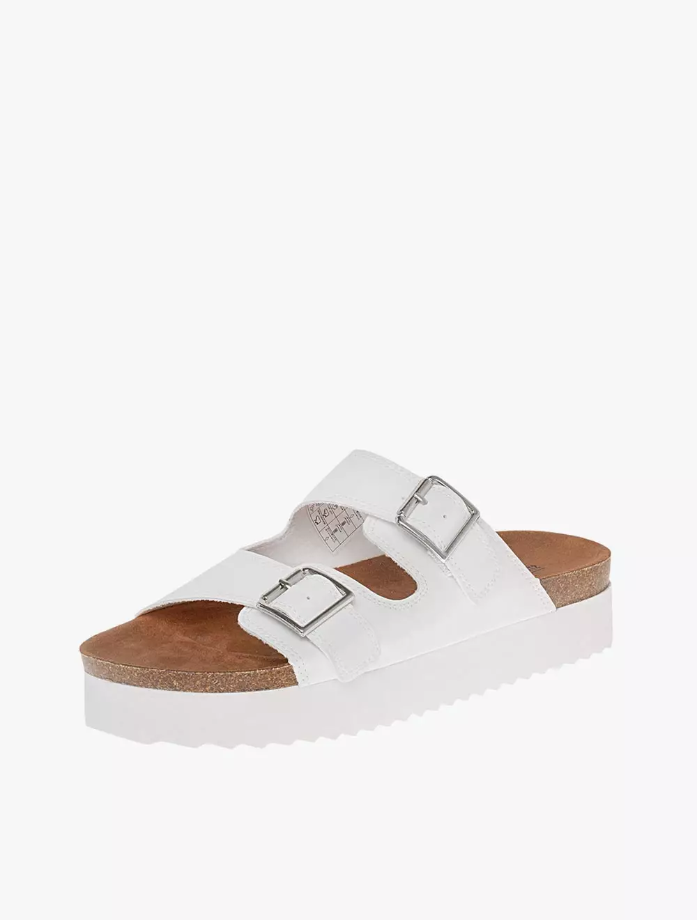 Payless State Street Womens Robyn Platform Sandals - White_05