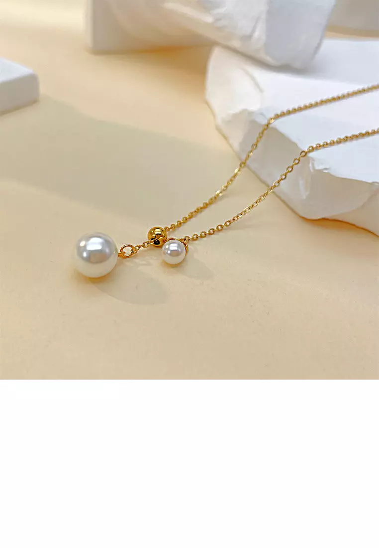 Jual Glamorousky Fashion and Simple Plated Gold Geometric