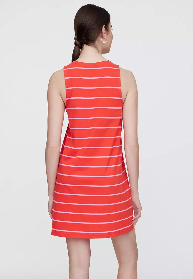 Sleeveless Shift Mini Dress