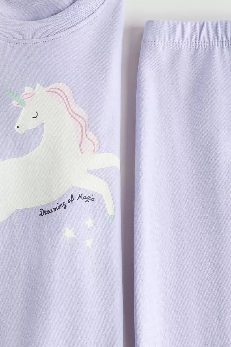 Printed cotton pyjamas