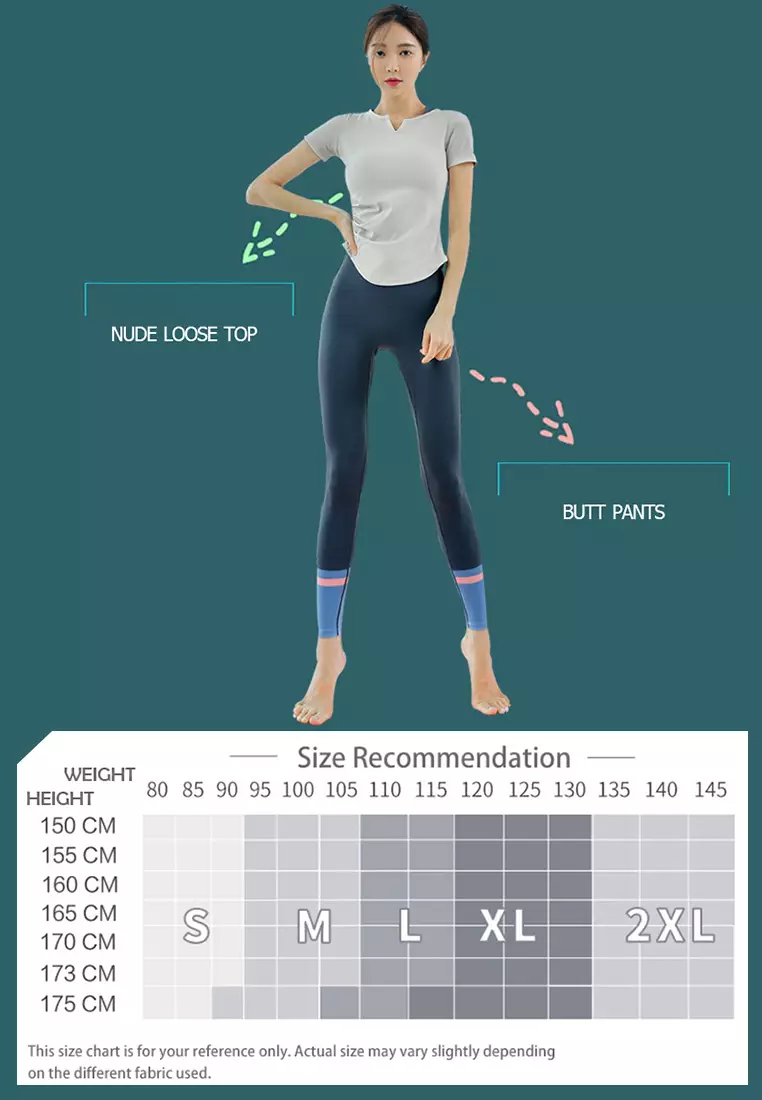 (2PCS) Quick Dry Running Fitness Yoga Dance Set (Tops+Bottoms)