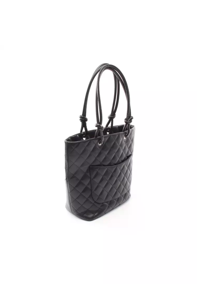 Buy Chanel Pre-loved Chanel cambon line Medium Handbag tote bag