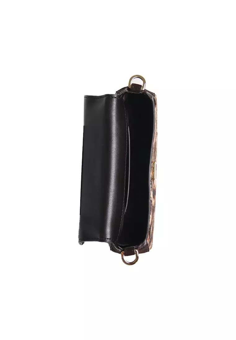 Tory Burch Britten Haircalf Mini Top Handle In Multi 149652