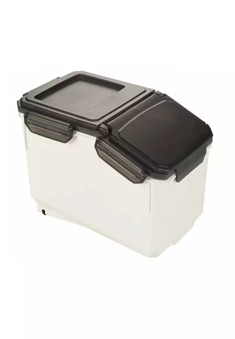 Large Glass Food Storage Container - Baking Containers with Hinged Locking  Lids. 100% Leak Proof. 12 Cups / 3000 ml