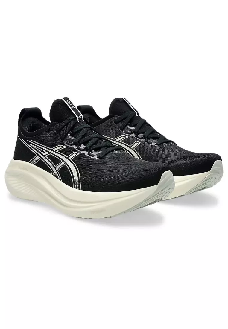 GEL-NIMBUS 27 (2E WIDE) MEN RUNNING SHOES (BLACK)