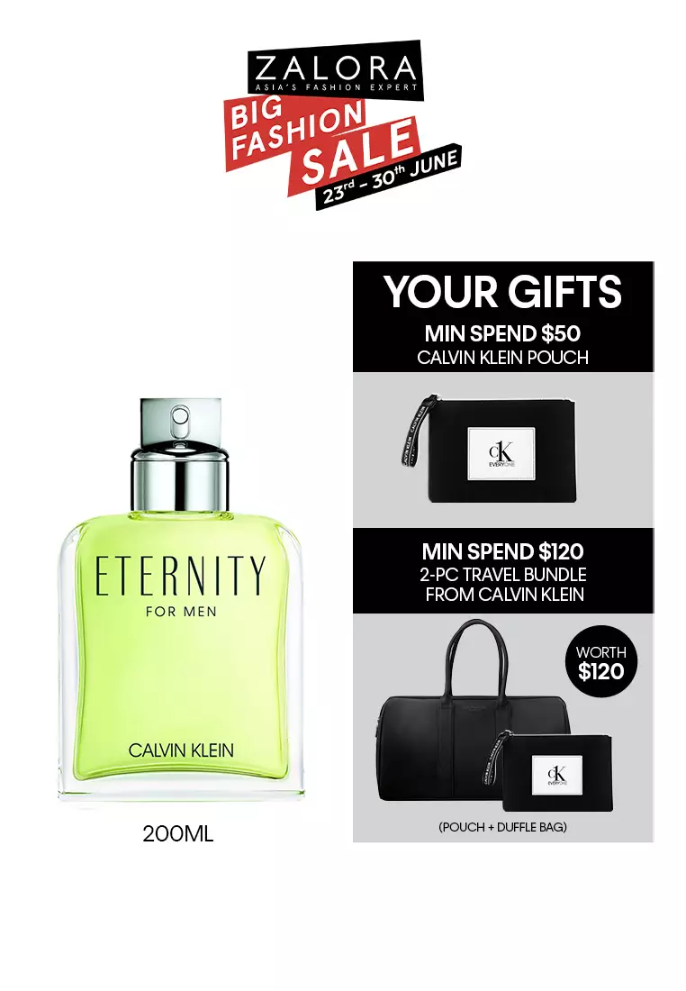 Buy Calvin Klein Fragrances Calvin Klein Eternity Eau de Toilette For 200ml 2023 Online | ZALORA Singapore