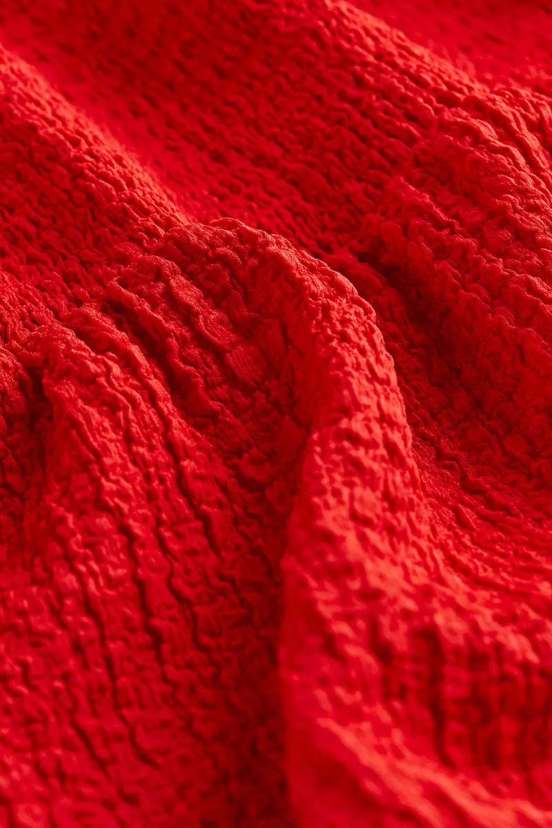 Smocked-bodice dress