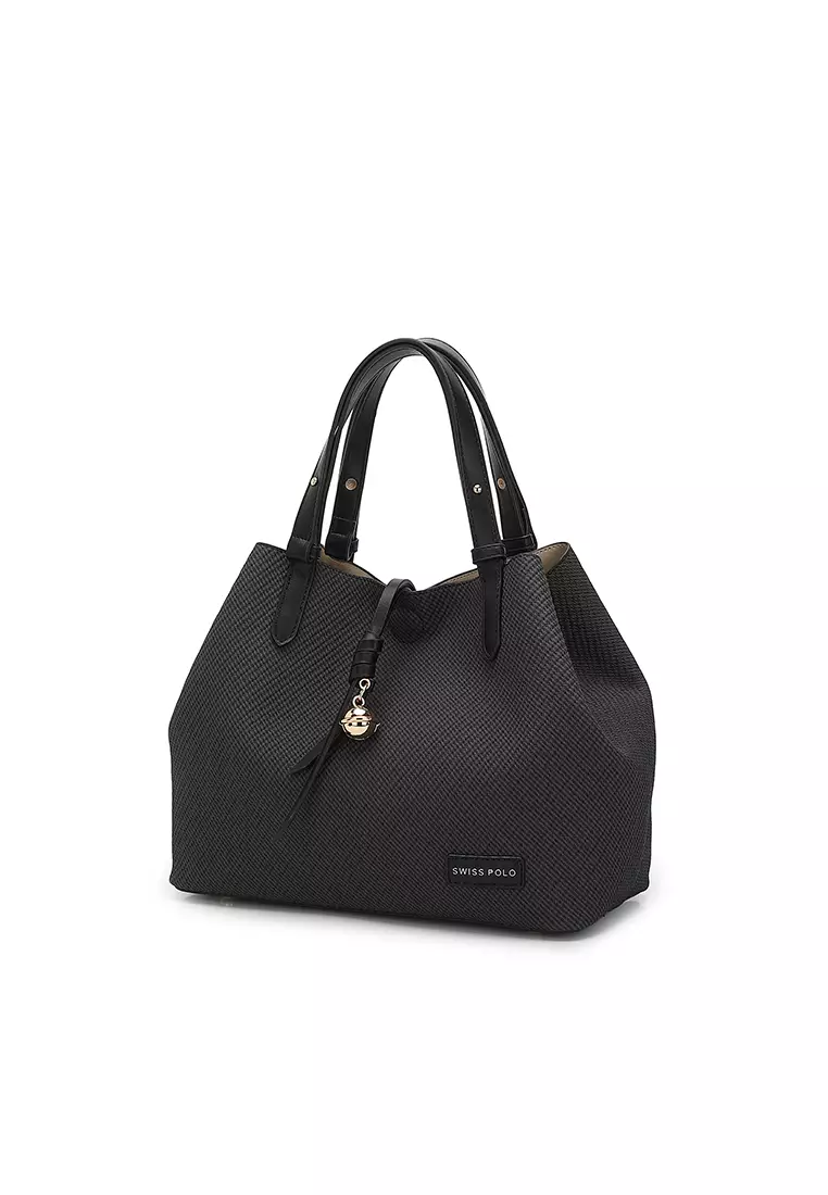 Women's Top Handle Bag / Sling Bag / Crossbody Bag / Shoulder Bag (Tas Tangan Wanita / Tas Selempang Wanita / Tas Bahu Wanita) - Hitam