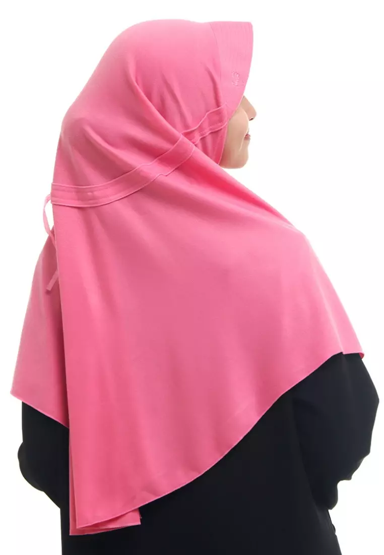 Rabbani - Kerudung Sekolah Instan Innova Lx KAA XL - Pink Sedang