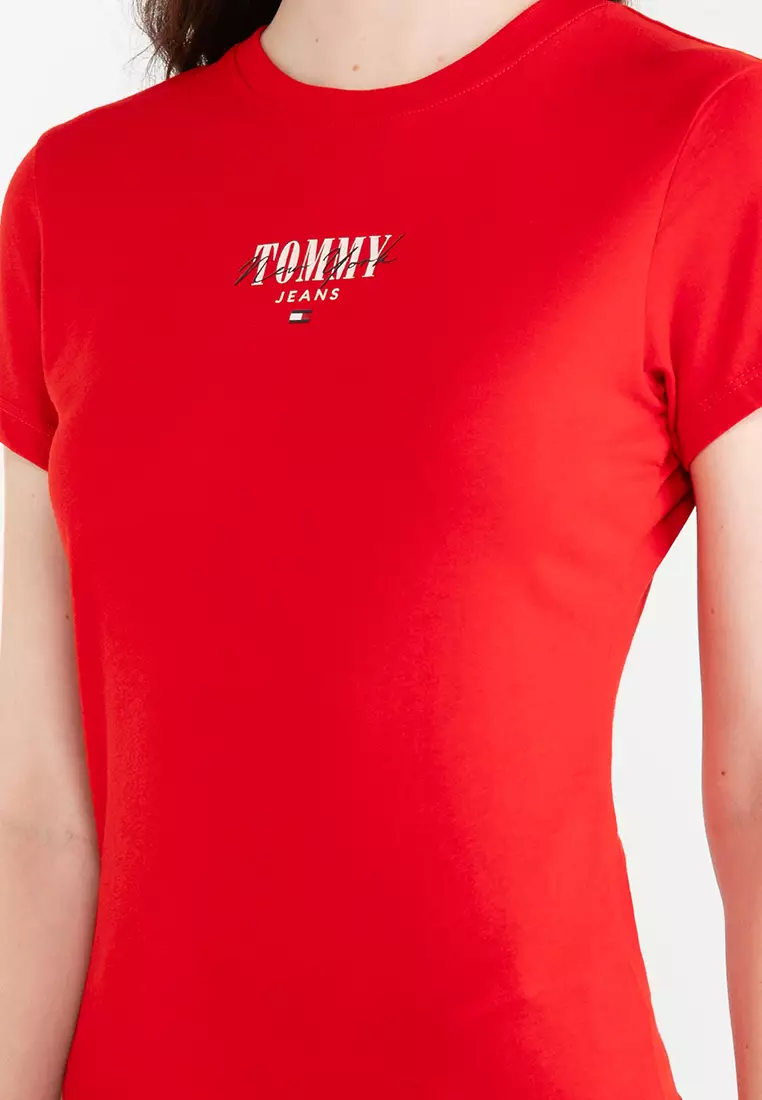 Slim Essential Logo 1 Tee - Tommy Jeans