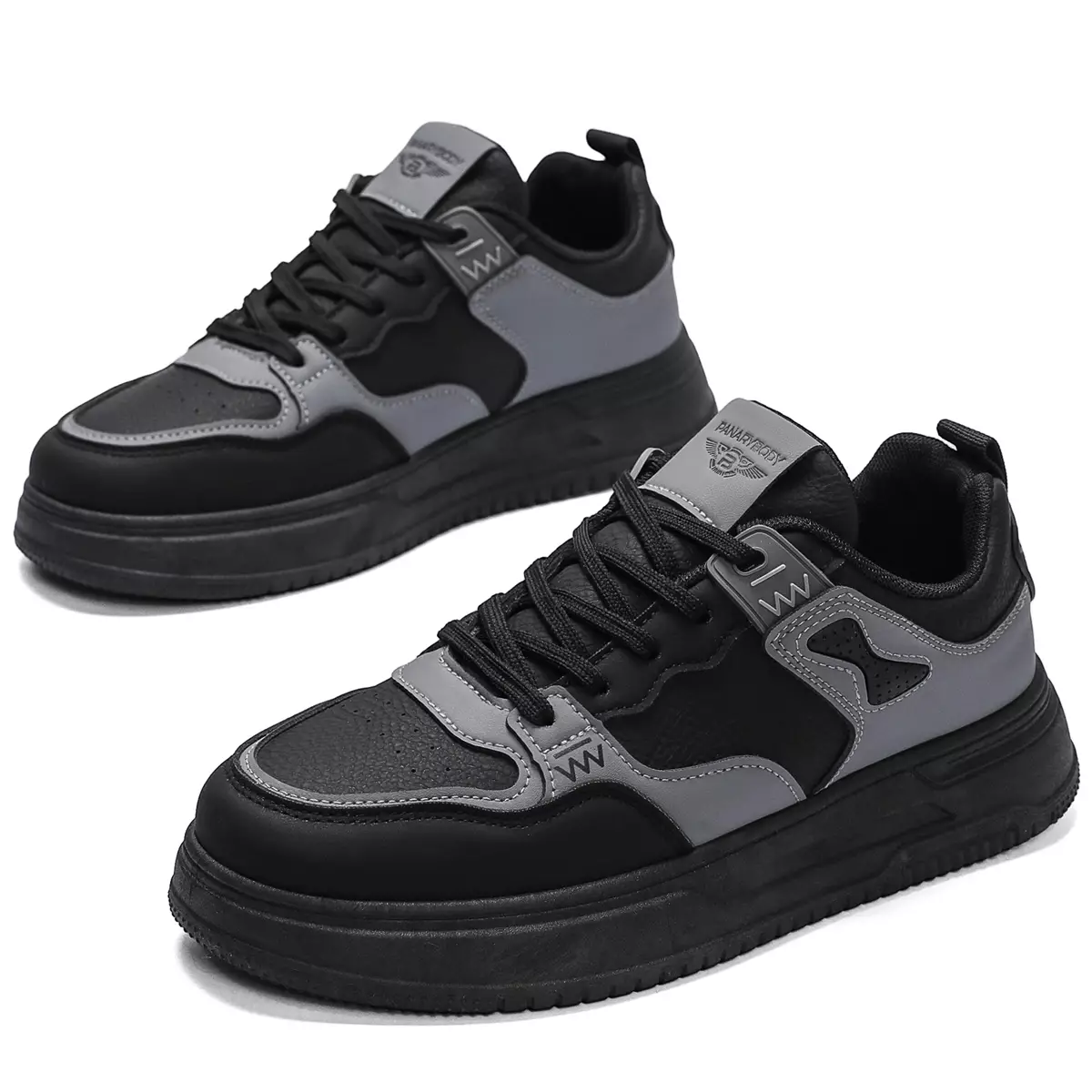Sepatu Cowok Bertali Sekolah Pelajar Sneakers Kece QNR37
