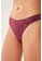 DAGİ red Bordeaux String Slip, Animal Print, Normal Fit, Underwear for Women 25A39US527B0F9GS_3