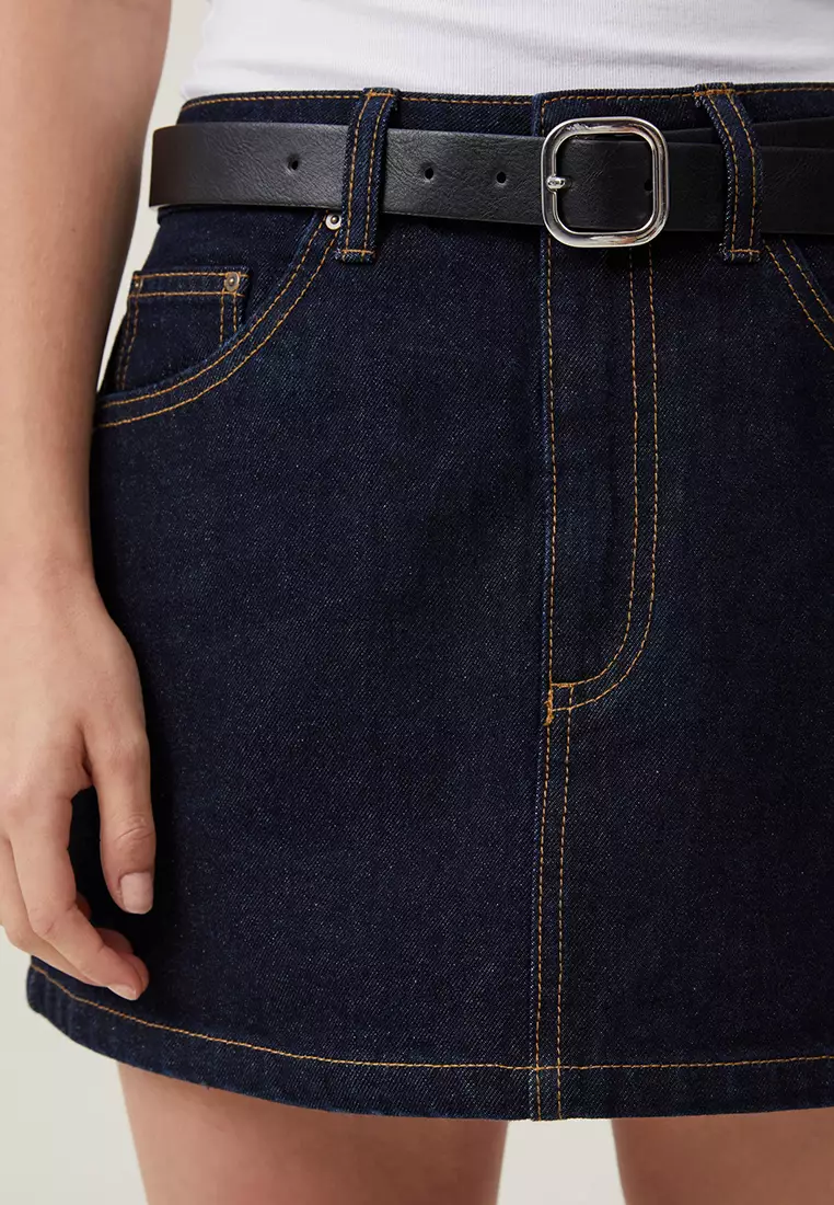 Denim Mini Skirt