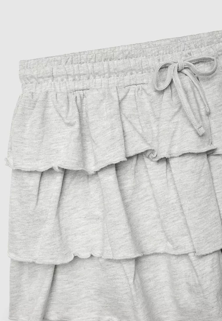 Women's Three-Tier Mini Skirt
