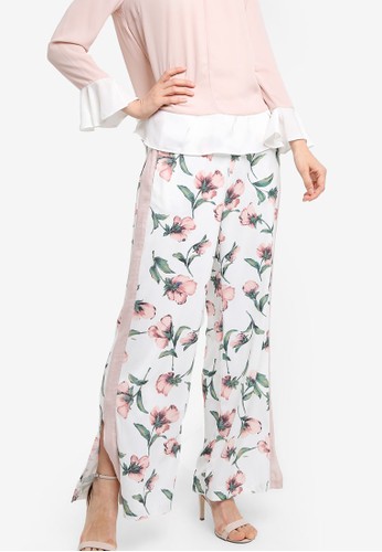 Soft Floral Trousers