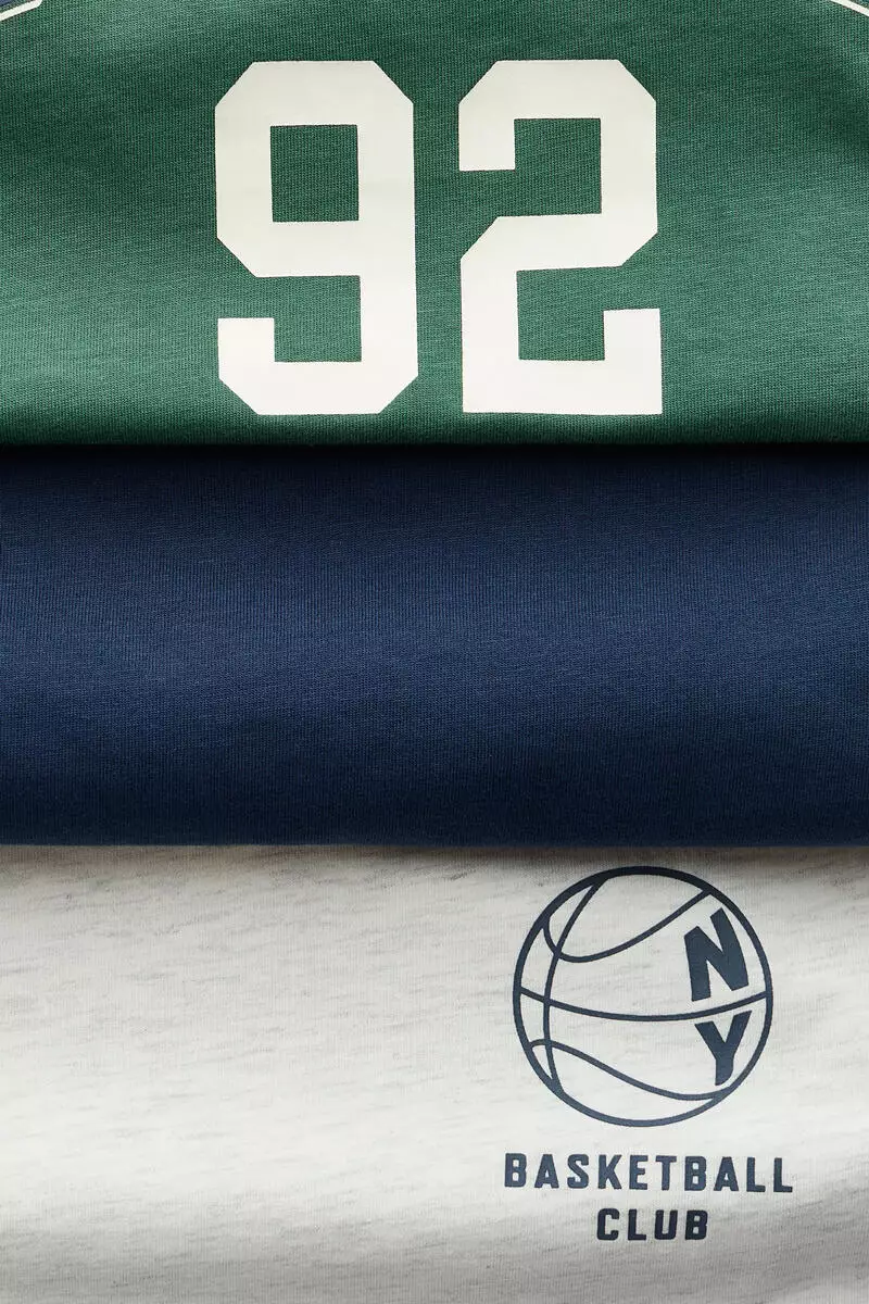 3-pack cotton T-shirts