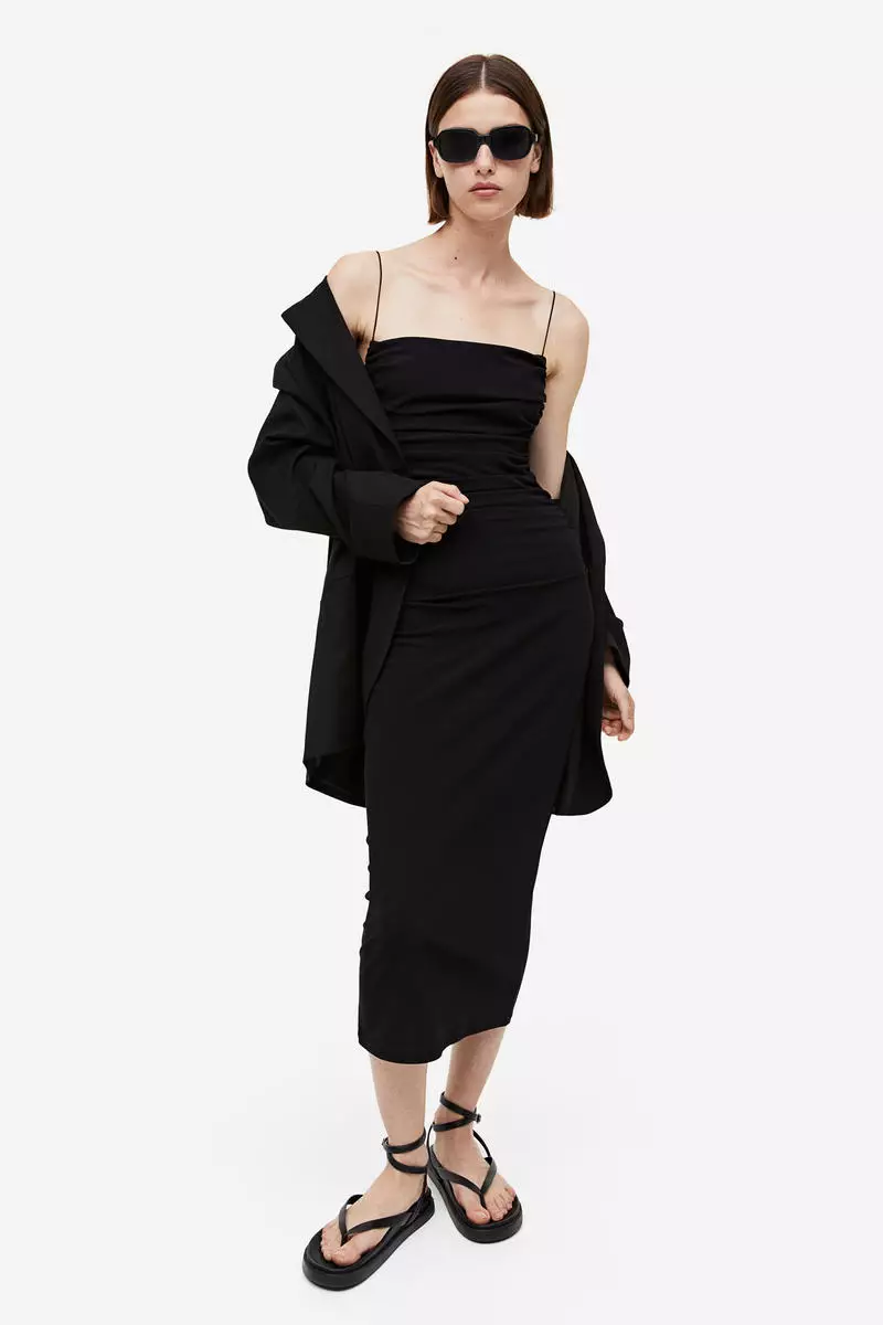 Buy H M Draped bodycon dress 2024 Online ZALORA Philippines