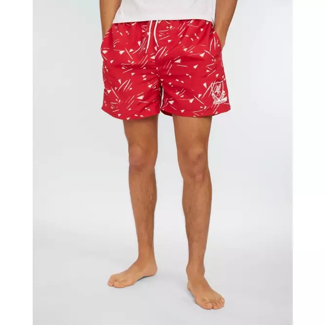 Liverpool FC Mens 89 Home Swim Short - Official LFC Celana Original Pria