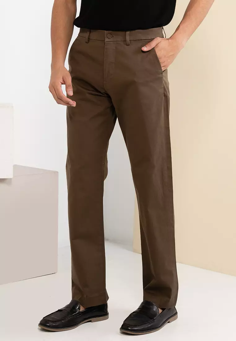 Premium Sateen Straight Chinos