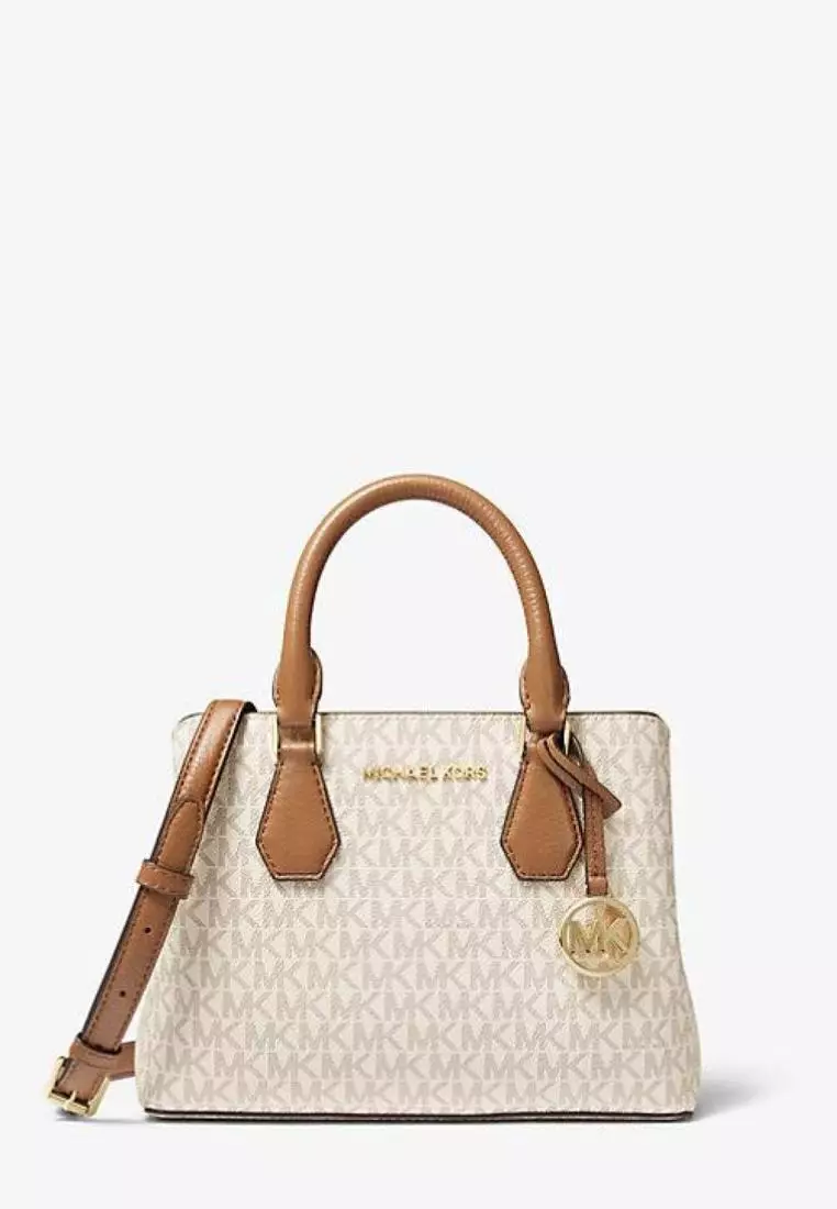 Camille small leather 2025 satchel