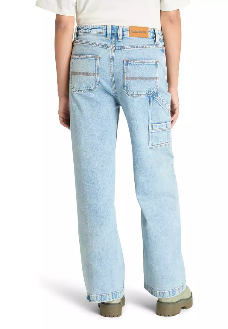 女款天絲™牛仔寬褲