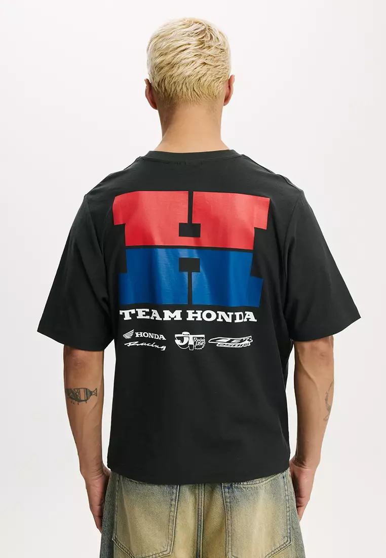 Cropped Fit Honda x JT Racing T-Shirt