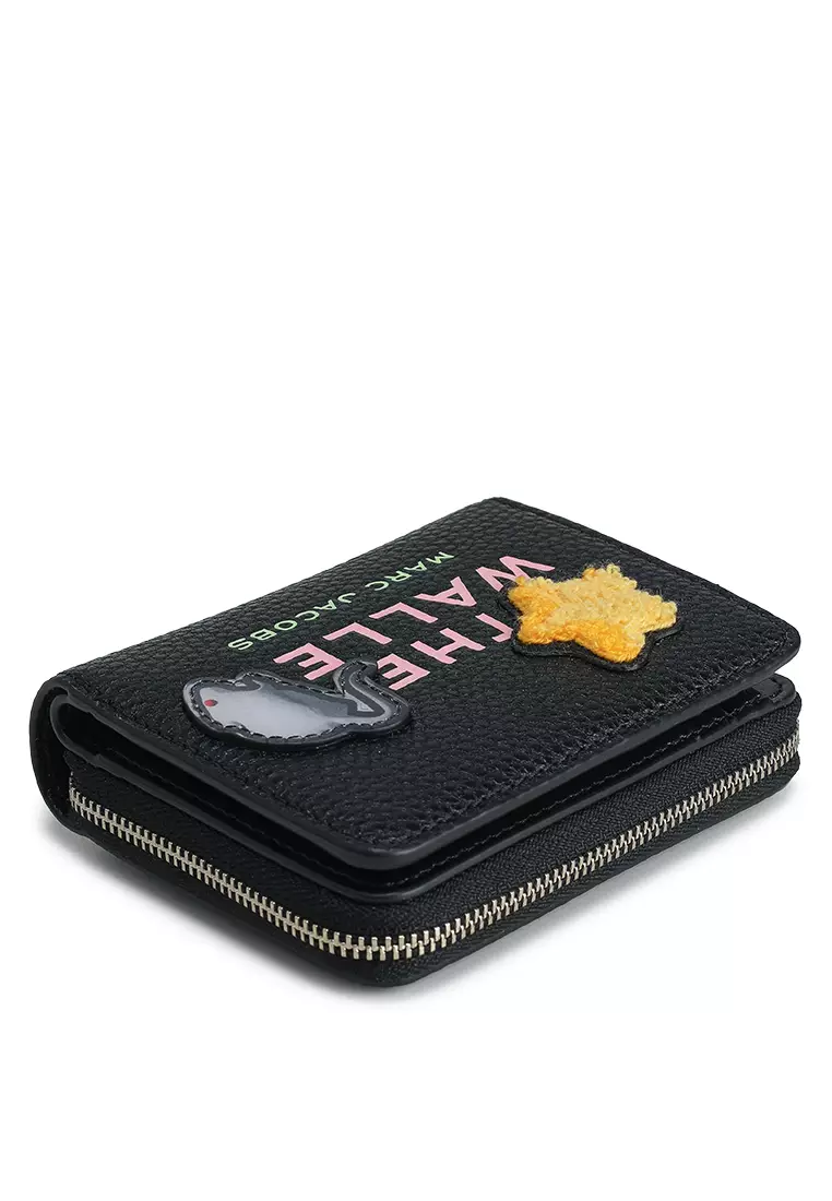 ★Marc Jacobs★ ブラック The Sticker Patch Mini Compact 財布 Buy Marc Jacobs The Sticker Patch Mini Compact Wallet (cq